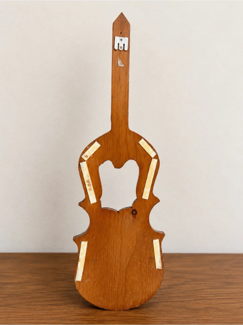 Vintage Wooden Wall Candle Sconce w/ Glass Votive Holder | 25” Hand-Carved